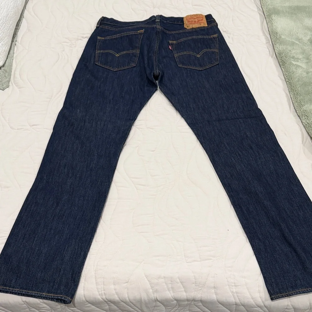 Levi's Men's Straight Jeans - Dark Indigo Blue